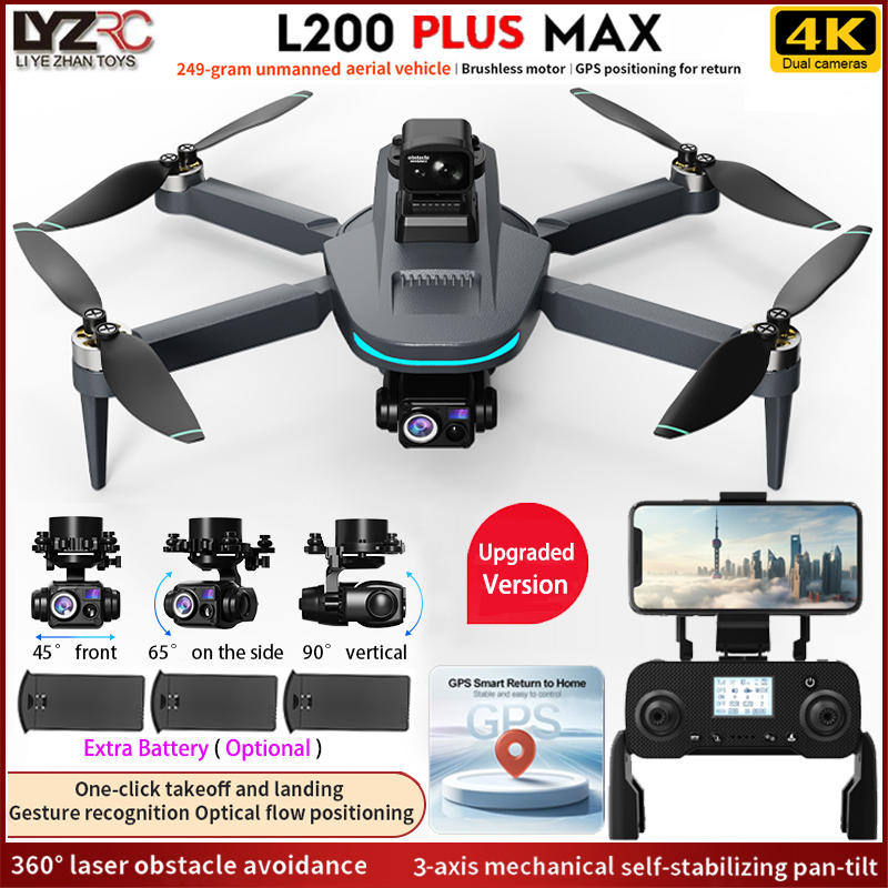 Fpv Drone Charger - NEW L200 PLUS MAX GPS Drone